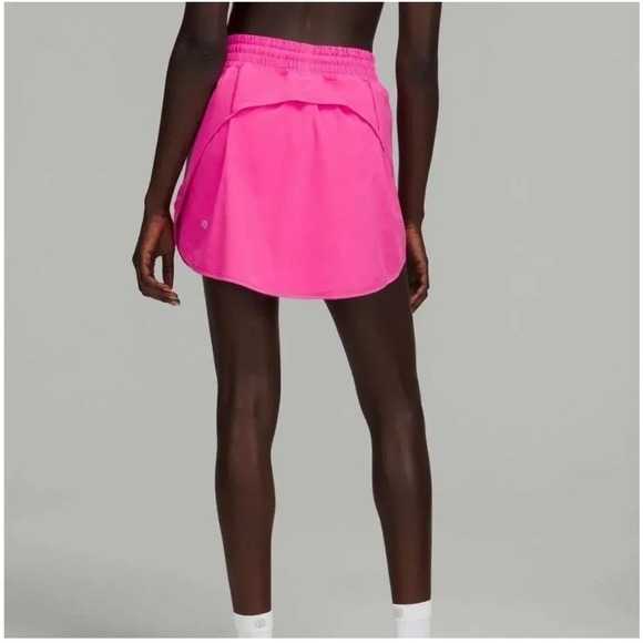 Lululemon Athletica Hotty Hot High-Rise Skirt Long Sonic Pink Size 4 Athletic - Picture 6 of 15